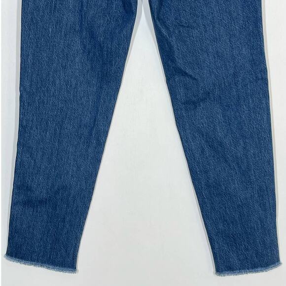 NEW CLOSED Pedal Pusher Historic Indigo Mom Fit Jeans Size 44 (27) High Waist - Picture 6 of 11